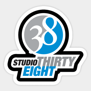 Studio 38 Stacked Front & Back Sticker